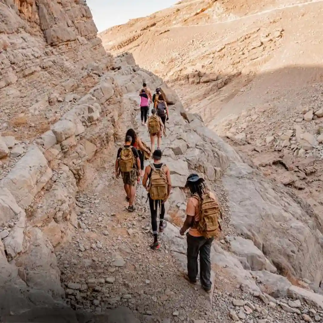 Mountain adventure trekking and scenic viewpoints in Ras Al Khaimah mountains