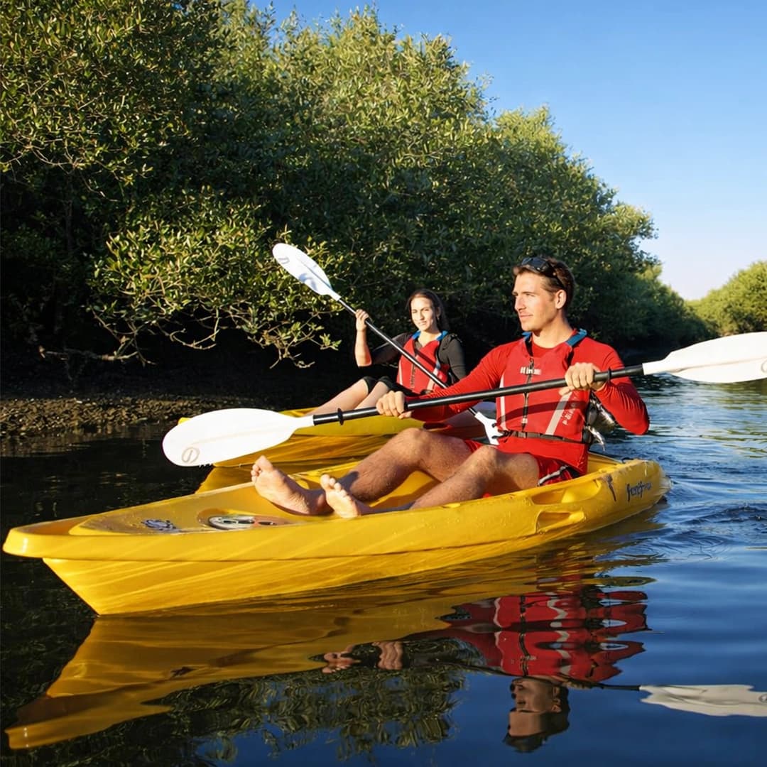 Water sports activities like jet skiing and parasailing on Ras Al Khaimah coastline