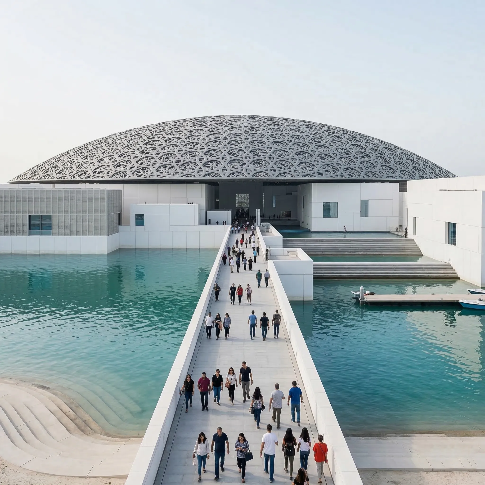 Iconic Abu Dhabi attractions including cultural landmarks and modern tourist sites