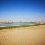 Image of Love Lakes Dubai, a Dubai's new heart shaped lakes located at Al Qudra, the lake is universal symbol of love